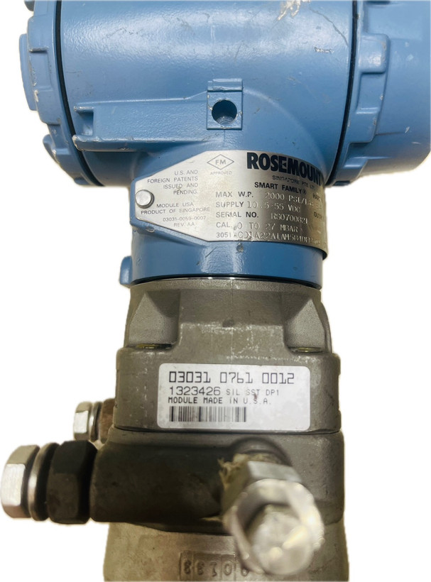 ترانسمیتر اختلاف فشار ROSEMOUNT 2000 PSI/138 BAR