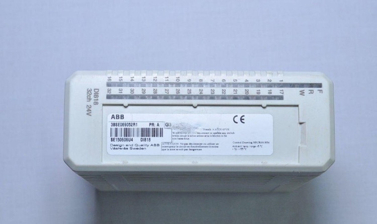 ماژول ورودی دیجیتال ABB DI818 کد 3BSE069052R1 – 32 کانال 24V DC