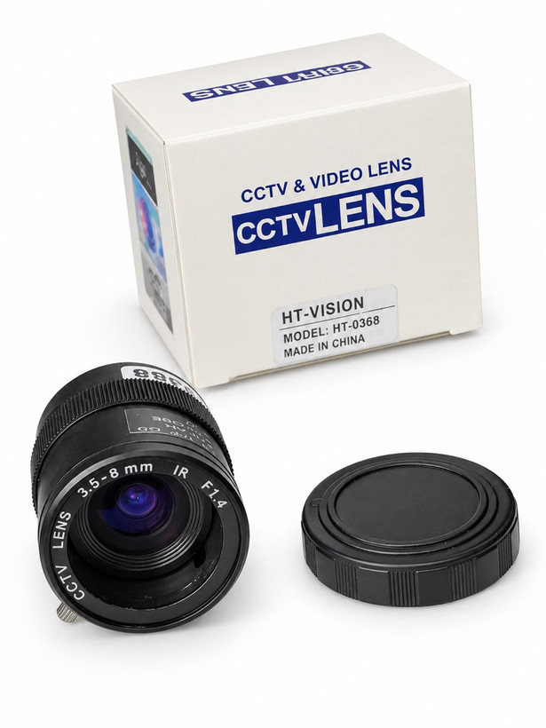 لنز وریفوکال دوربین مداربسته HT-VISION مدل HT-0358 | 3.5-8mm F1.4