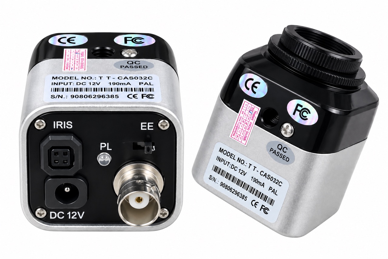 دوربین مداربسته صنعتی Box مدل TT-CAS032C آنالوگ PAL – خروجی BNC و Auto Iris