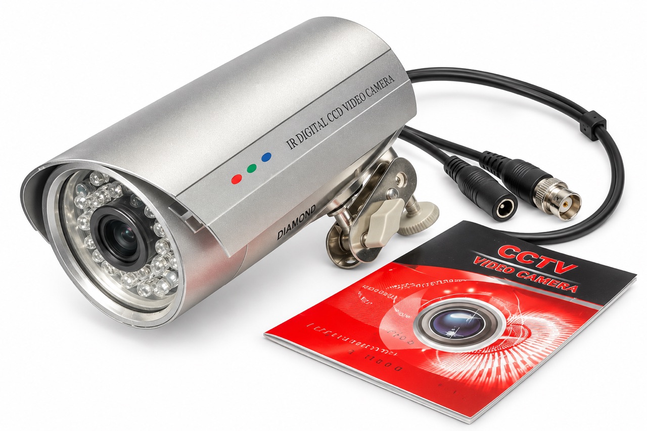 دوربین مداربسته بولت Diamond مدل IR Digital CCD دید در شب با خروجی BNC